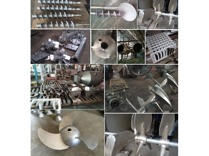 丹东螺旋轴螺旋搅拌机、粉碎机耐磨部件、罐体、筒体